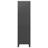 Lady Jillian -  Industrial Wardrobe Anthracite 90x50x180 cm Metal